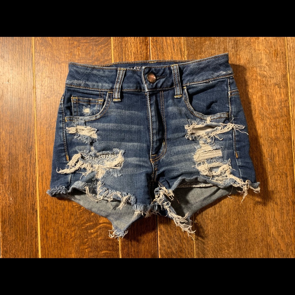 American Eagle Hi-Rise Super Stretch Shortie
